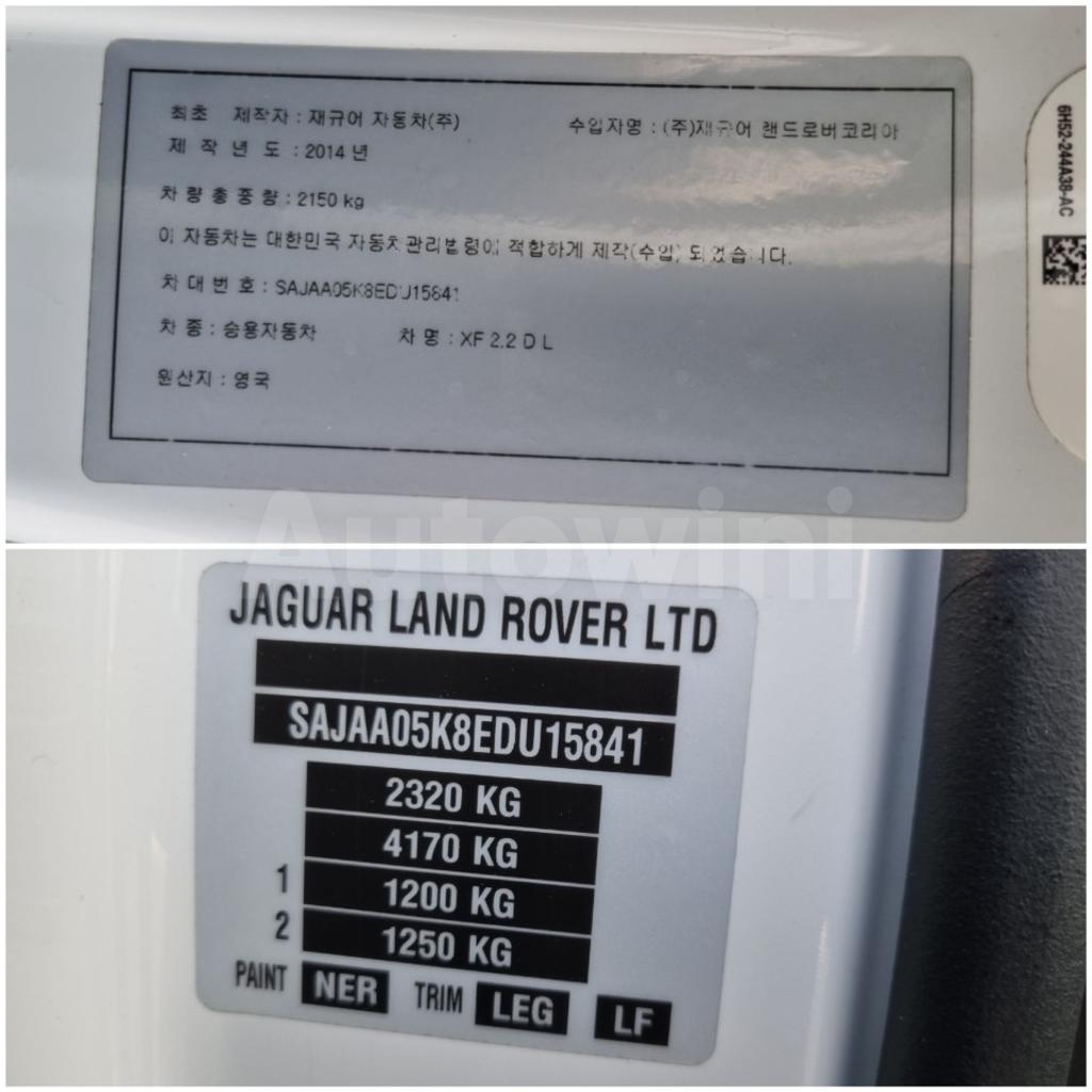 2014 JAGUAR XF SUNROOF 2WD - 40