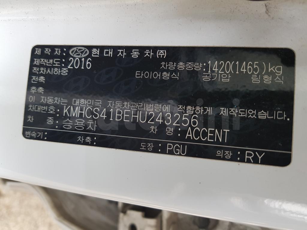 2017 HYUNDAI ACCENT  GASOLINE(LED+ANDROID+LEATHER) - 40