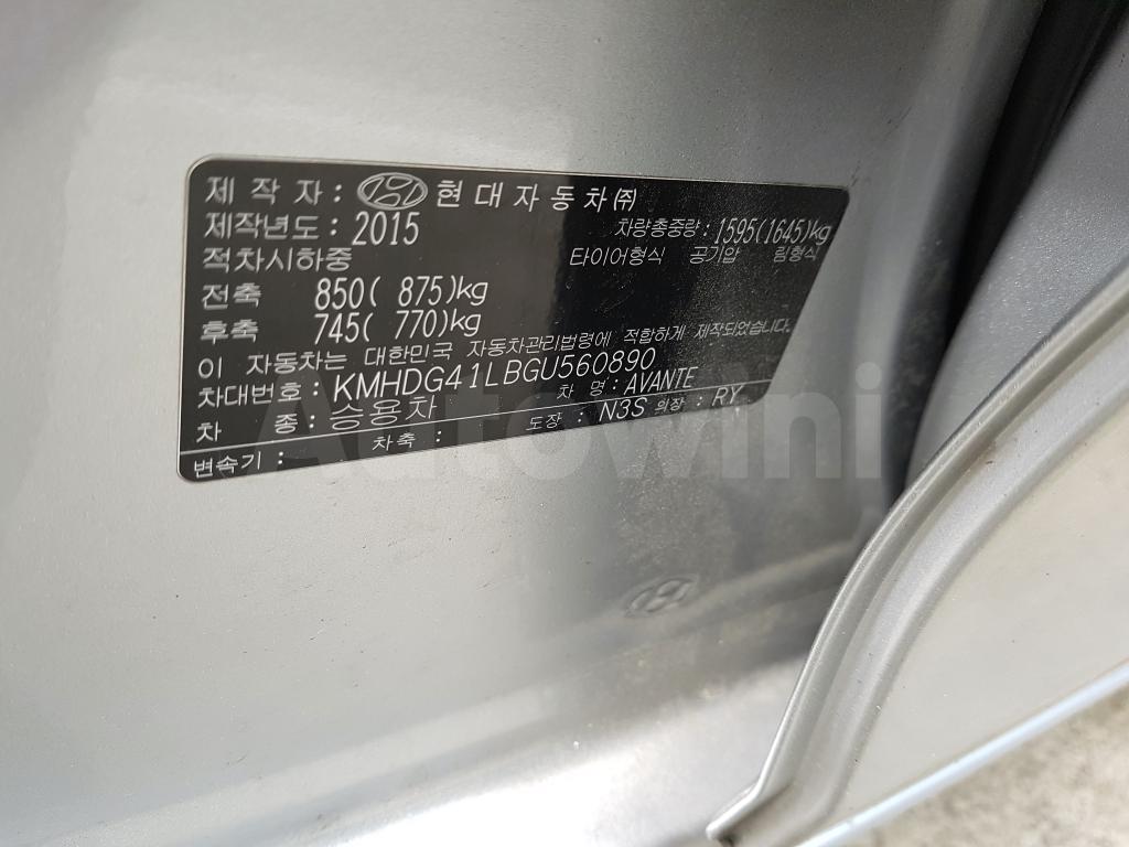 2016 HYUNDAI  AVANTE ELANTRA LPG(16R+ANDROID++LED+LEATHER - 46