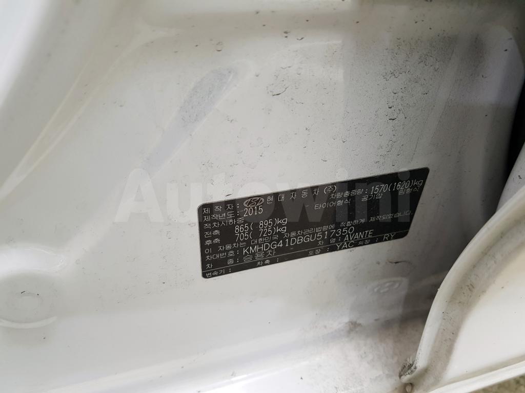2016 HYUNDAI  AVANTE ELANTRA G-(16R+ANDROID+LED+LEATHER) - 43