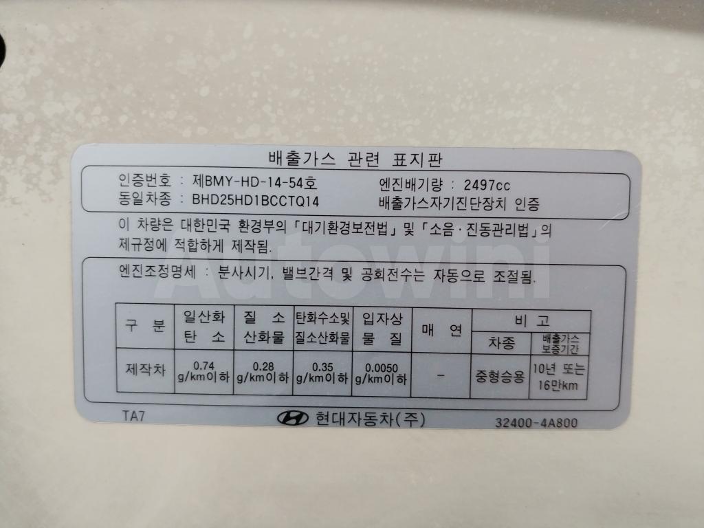 2015 HYUNDAI GRAND STAREX H-1 LUXURY 12SEAT*ENGINE NUMBER* - 40