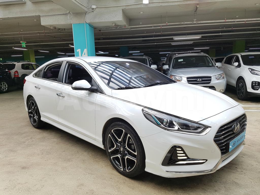 KMHE241AGJA417395 2018 HYUNDAI SONATA RISE NO-ACCIDENT(18R+S*KEY+ANDROID)-3