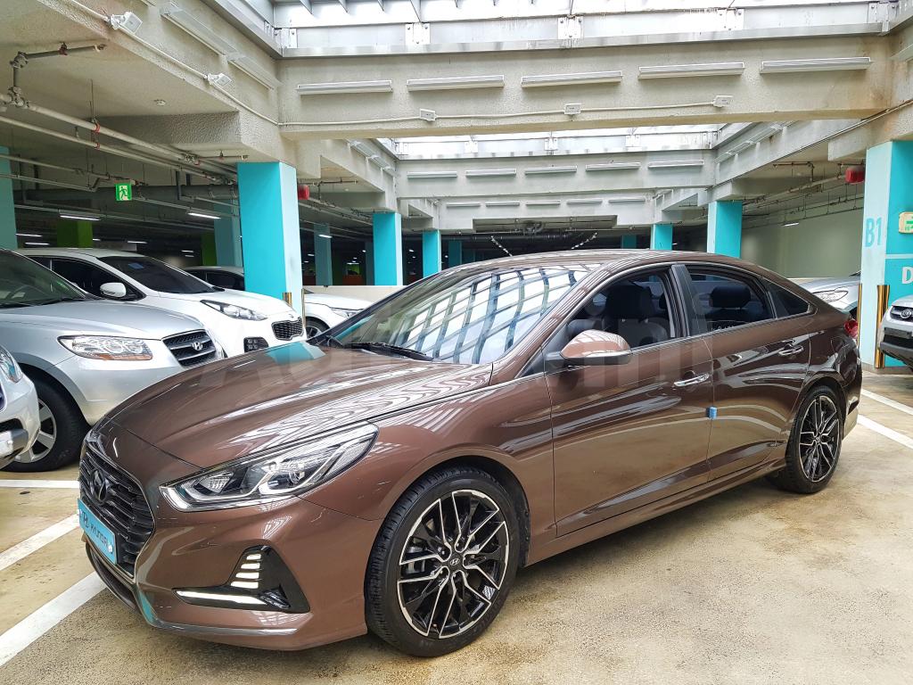 KMHE341AGJA416445 2018 HYUNDAI SONATA RISE NO-ACCIDENT(19R+S*KEY+FULLAUTO-1