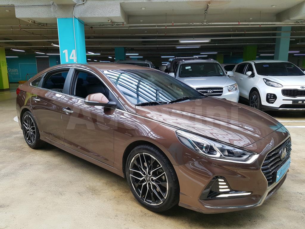 KMHE341AGJA416445 2018 HYUNDAI SONATA RISE NO-ACCIDENT(19R+S*KEY+FULLAUTO-3