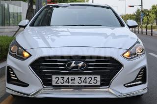 KMHE341DBJA383506 2018 HYUNDAI LF SONATA LPI PREMIUM+SKEY+AVNV+RED SEAT-1