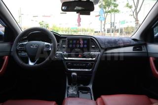 KMHE341DBJA383506 2018 HYUNDAI LF SONATA LPI PREMIUM+SKEY+AVNV+RED SEAT-2