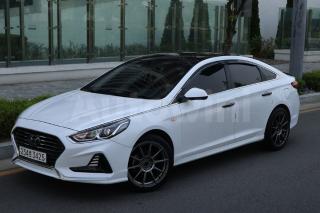 KMHE341DBJA383506 2018 HYUNDAI LF SONATA LPI PREMIUM+SKEY+AVNV+RED SEAT-3