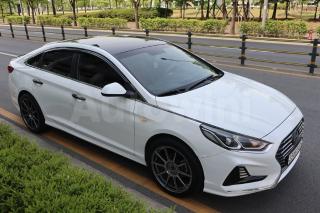 2018 HYUNDAI LF SONATA LPI PREMIUM+SKEY+AVNV+RED SEAT - 17