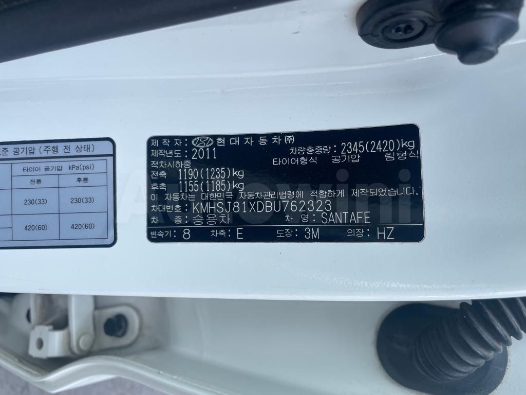 2011 HYUNDAI SANTAFE CM 4X4/PREMIER/SKEY/NO ACCIDENT - 9