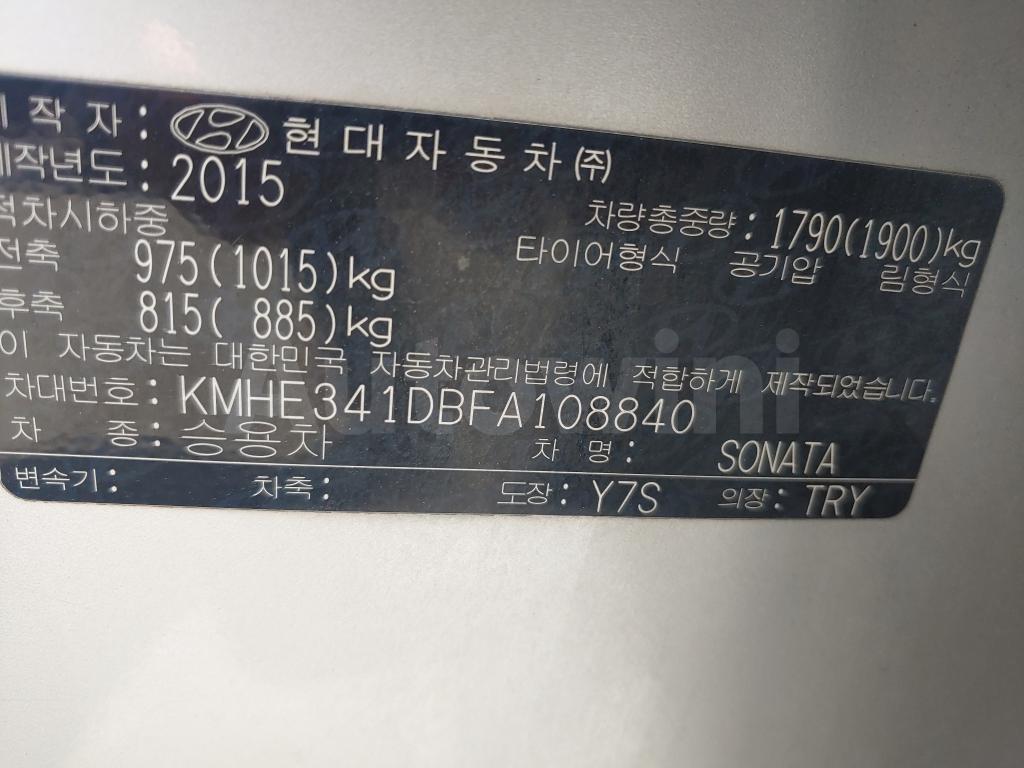 2015 HYUNDAI LF SONATA 15OF15 PRIVATE TAXI P C SEAT - 19