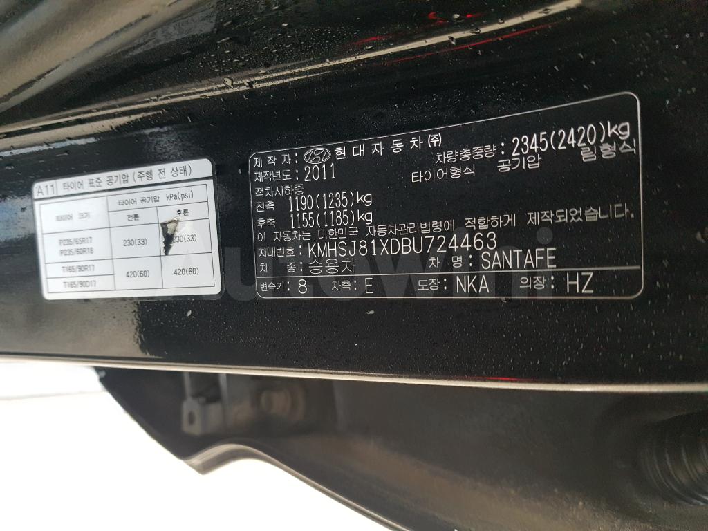 2011 HYUNDAI SANTAFE THE STYLE 4WD (FULLAUTO+ANDROID+SIDESTEP - 52