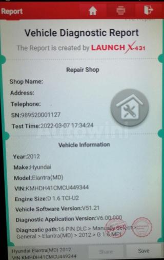 2012 HYUNDAI ELANTRA ELITE 1.6 AT, SUNROOF, ABS - 36