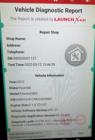 2012 HYUNDAI ELANTRA ELITE 1.6 AT, SUNROOF, ABS - 39