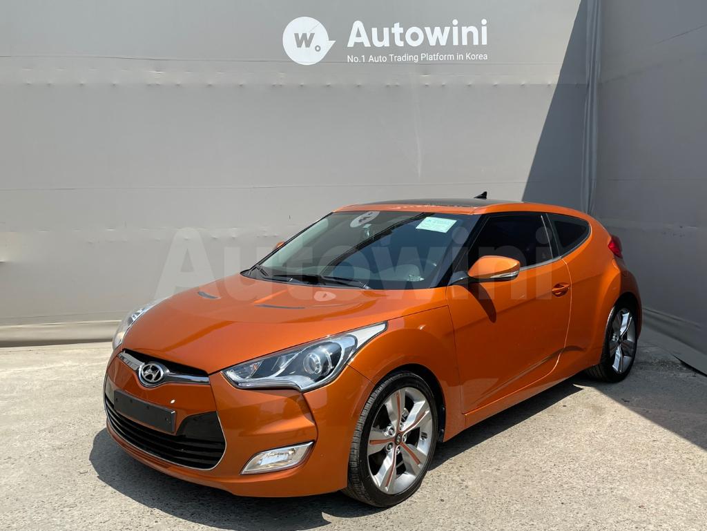 2012 HYUNDAI VELOSTER SUNROOF, ENGLISH NAVI, REAR CA ✔️Цена 3798$ Купить в  Корее с Доставкой в Украину