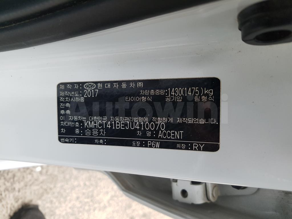 2018 HYUNDAI ACCENT  G(15R+SMART KEY+GPS+LEATHER - 42