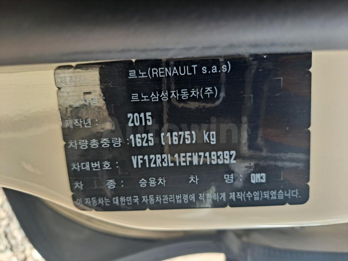 2015 RENAULT SAMSUNG QM3 RE/ANDROID SCREEN/NO ACCIDENT - 39