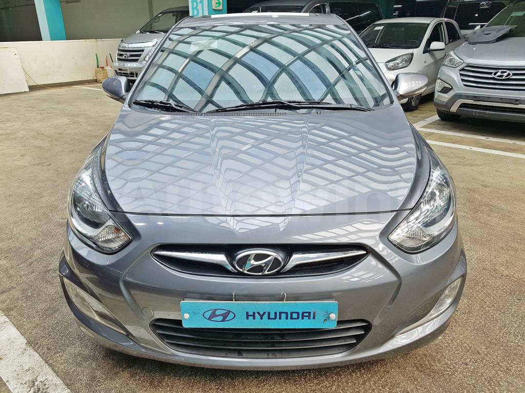 KMHCT41UBEU594986 2014 HYUNDAI ACCENT  D(SUNROOF+14R+LEATHER+ANDROID)-2