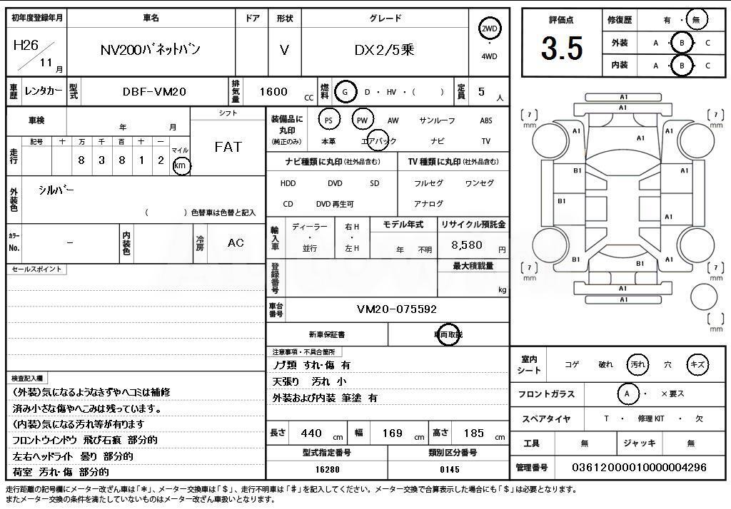 2014 NISSAN NV200 VANETTE - 11