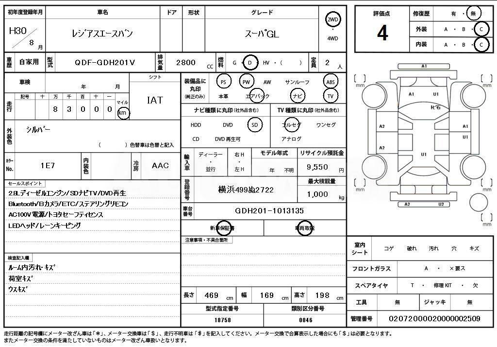 2018 TOYOTA REGIUSACE VAN - 11