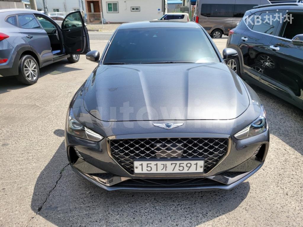 KMTG341ABLU059939 2020 GENESIS G70 2.0T SPORT PACKAGE-0