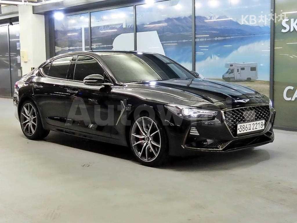 KMTG341ABLU059843 2020 GENESIS G70 2.0T SPORT PACKAGE-0