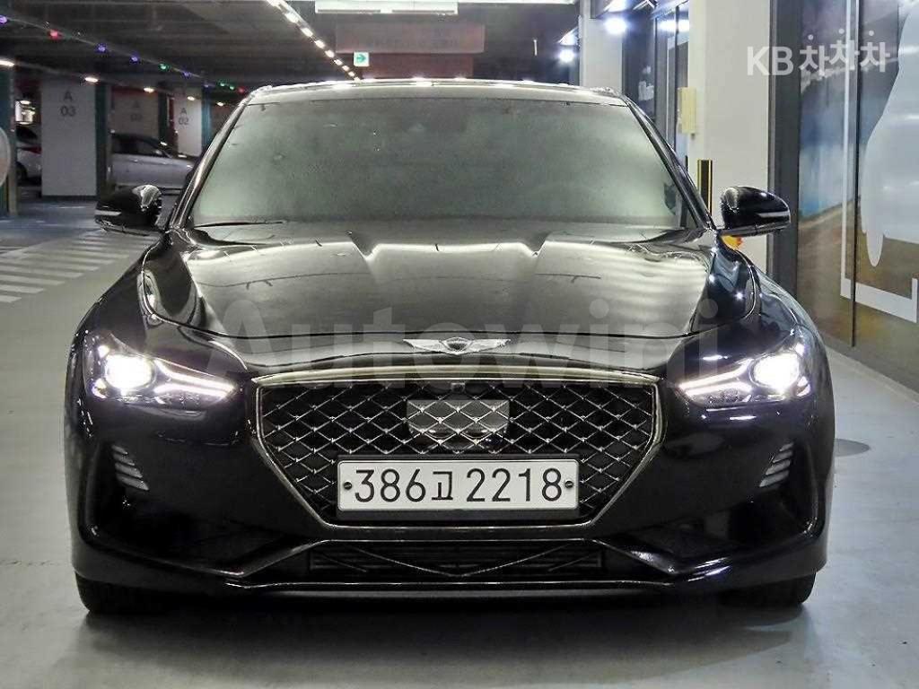 KMTG341ABLU059843 2020 GENESIS G70 2.0T SPORT PACKAGE-1