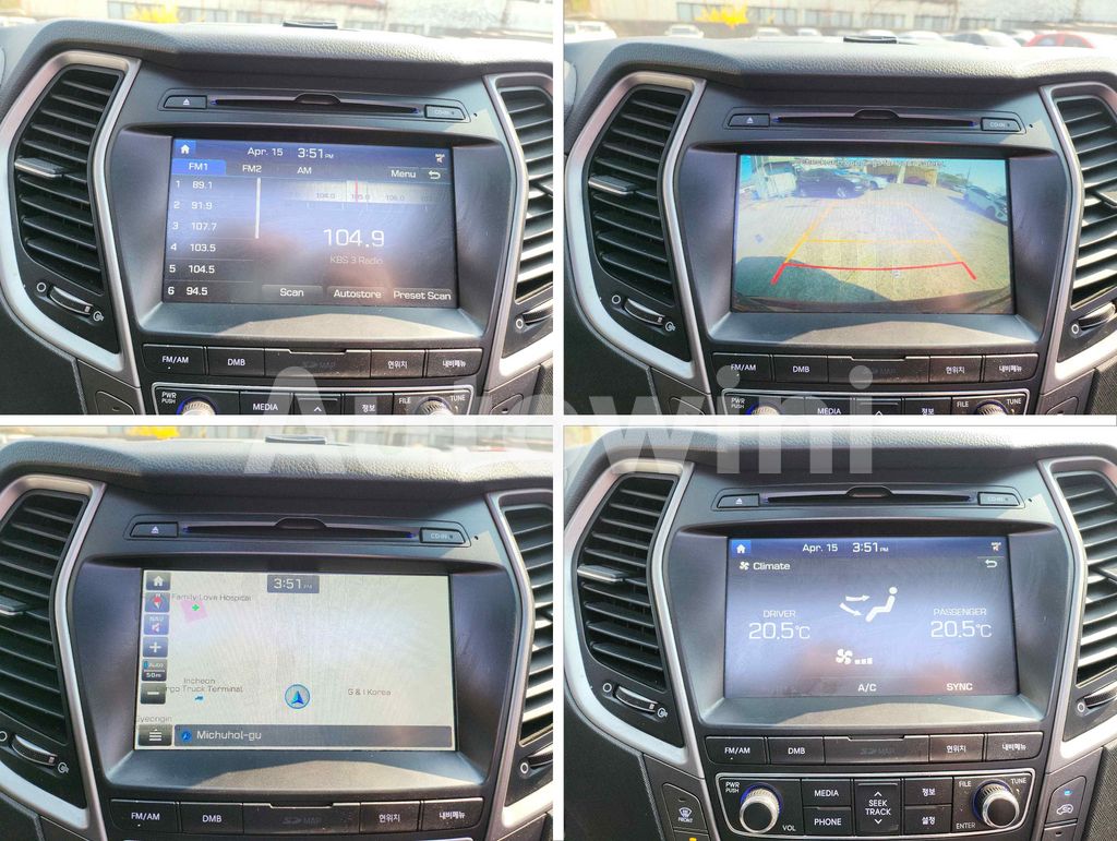 2017 HYUNDAI  MAXCRUZ 7P SUNROOF NO ACCIDENT S.KEY - 45