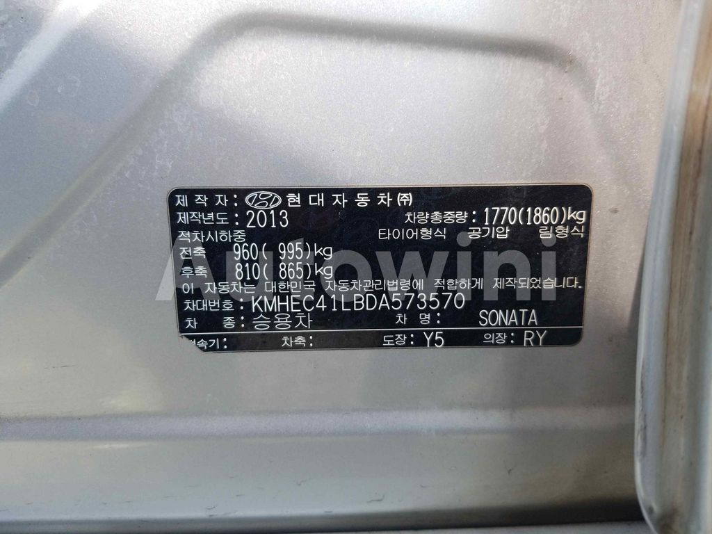 2013 HYUNDAI YF SONATA THE BRILLIANT PRIVATE TAXI NO ACCIDENTS AAA GOOD CAR BIG SALE - 12