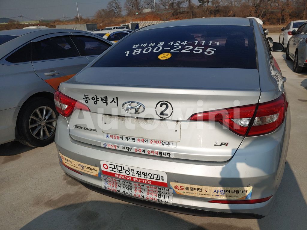 2018 HYUNDAI LF SONATA 18OF17 TAXI REAL ODOMETER - 8