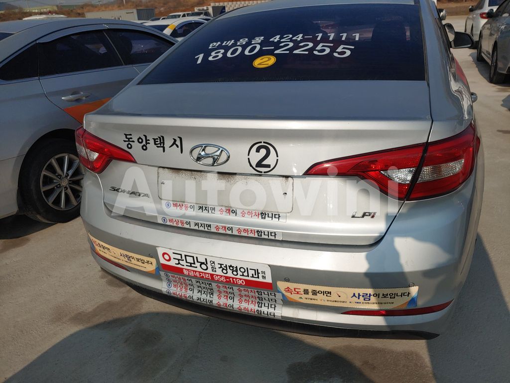 2018 HYUNDAI LF SONATA 18OF17 TAXI REAL ODOMETER - 9