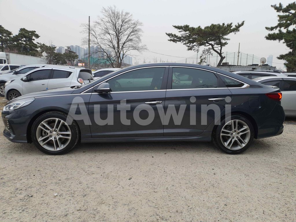KMHE341AGJA402306 2018 HYUNDAI SONATA RISE /ORIGINAL MILEAGE/PANTERA GRAY-1