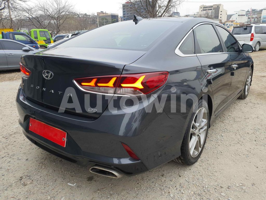 KMHE341AGJA402306 2018 HYUNDAI SONATA RISE /ORIGINAL MILEAGE/PANTERA GRAY-4