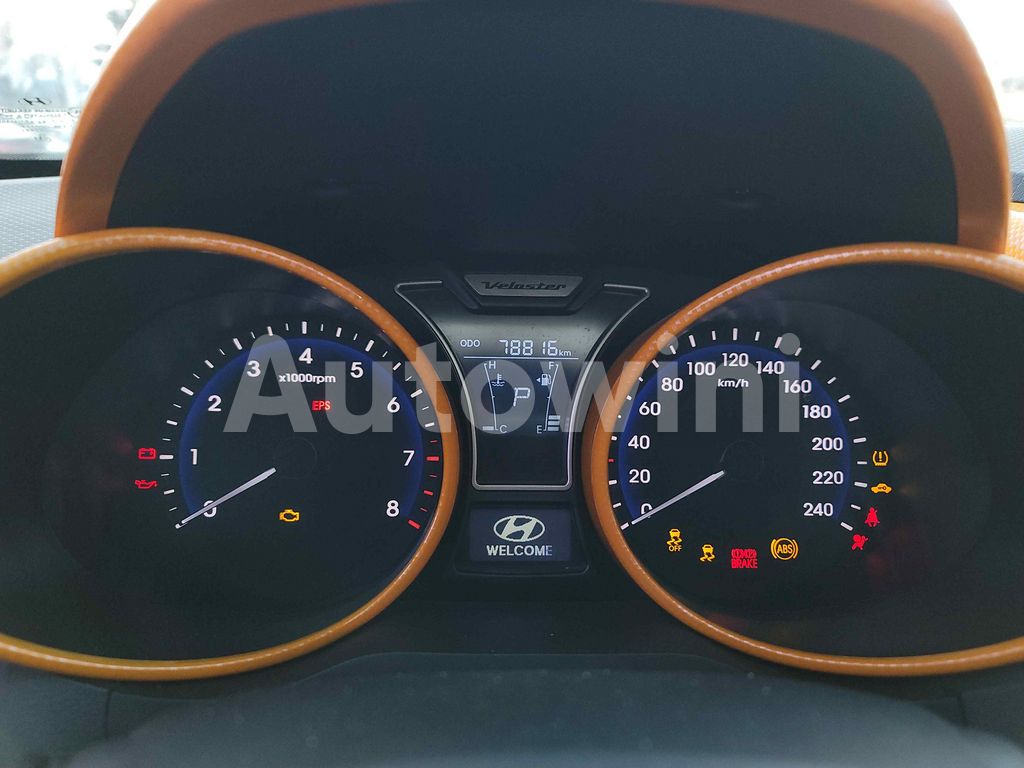 2012 HYUNDAI VELOSTER TURBO A/T R18/P.SUN/NAVI/R.CAM/S.KEY - 26