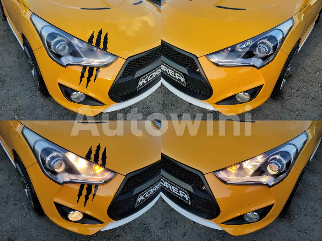 2012 HYUNDAI VELOSTER TURBO A/T R18/P.SUN/NAVI/R.CAM/S.KEY - 11