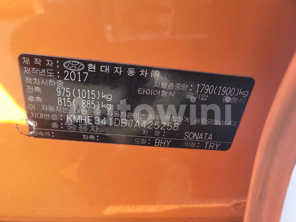 2018 HYUNDAI LF SONATA TAXI-REAL MILEAGE - 9