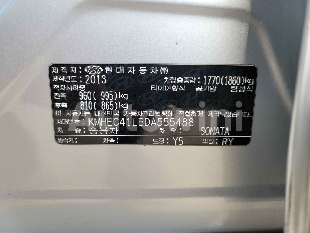 2013 HYUNDAI YF SONATA LPG NAVI REAR CAM NO ACCIDENT - 57