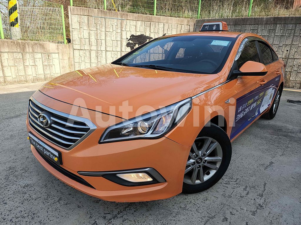KMHE341DBJA376389 2018 HYUNDAI LF SONATA TAXI NO ACCIDENT/REAL MILEAGE-0